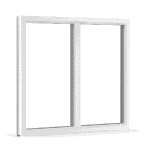 Pvc-fönster fast fönster 2-luft 2 glas