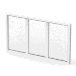 Pvc-fönster fast fönster 3 luft 2 glas