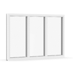 fasta aluminiumfönster treluft 3 glas Royal