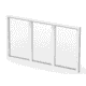 fasta aluminiumfönster treluft 3 glas