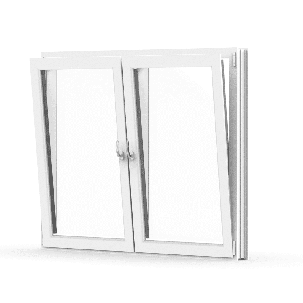 aluminiumfönster tvåluft 2-luftsfönster