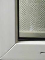 Kvalitet pvc-fönster detaljbild