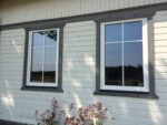 Pvc-fönster med spröjs mellan glas mellanglasspröjs