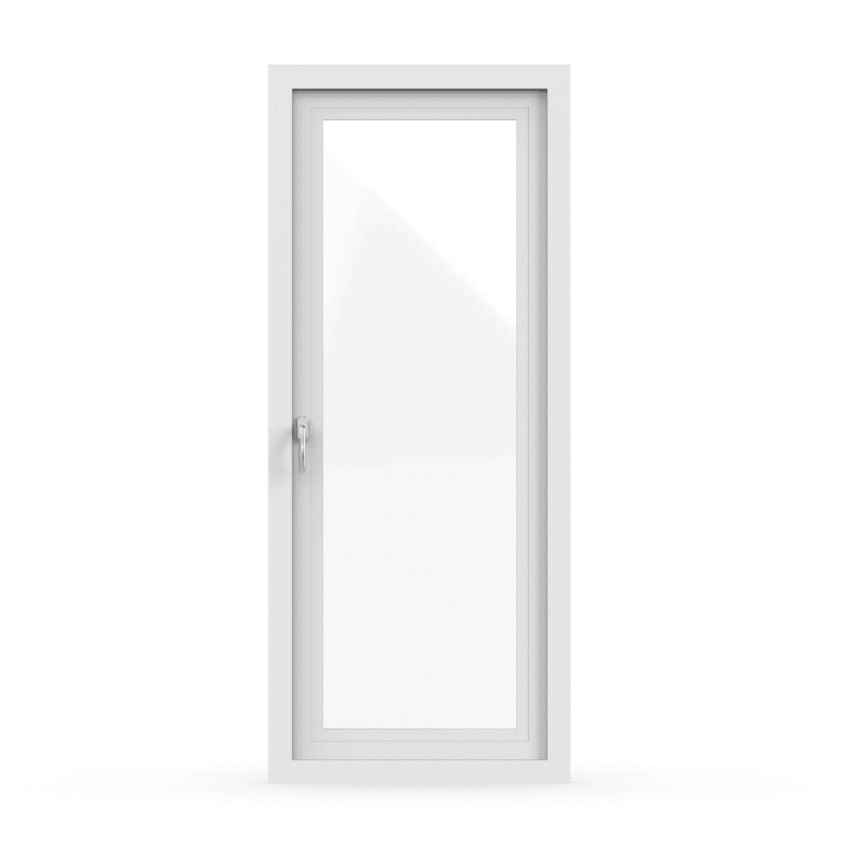 Altandörr pvc fönsterdörr komposit 2 glas utåtöppnad säkerhetsglas energi stängd