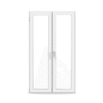 Parfönsterdörrar pvc pardörr dubbeldörrar altan 2 glas energiglas utåtgående stängning