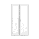 Parfönsterdörrar pvc pardörr dubbeldörrar altan 2 glas energiglas utåtgående stängning