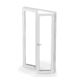 Parfönsterdörr pvc pardörr dubbel altan 2 glas energiglas utåtöppnad