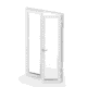 Parfönsterdörr pvc pardörr dubbel altan 2 glas energiglas utåtöppnad