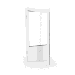 fönsterdörr altandörr i aluminium treglas 3-glas inåtgående bröstad
