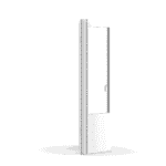Aluminium inåtgående parfönsterdörr pardörr dubbel altandörr i helaluminium 3 glas treglas bröstad