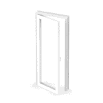 utåtgående helglasad fönsterdörr altandörr i aluminium
