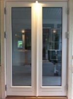 Pardörr trä 3 glas