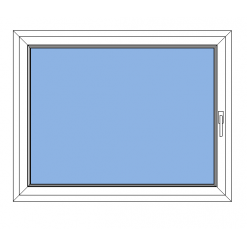 Underhängt 1-luft fönster - Polaris