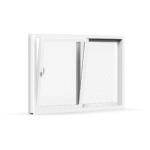 Skjutdörrar pvc 3 glas dubbel öppning