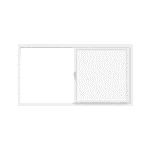 Skjutdörrar pvc 3 glas