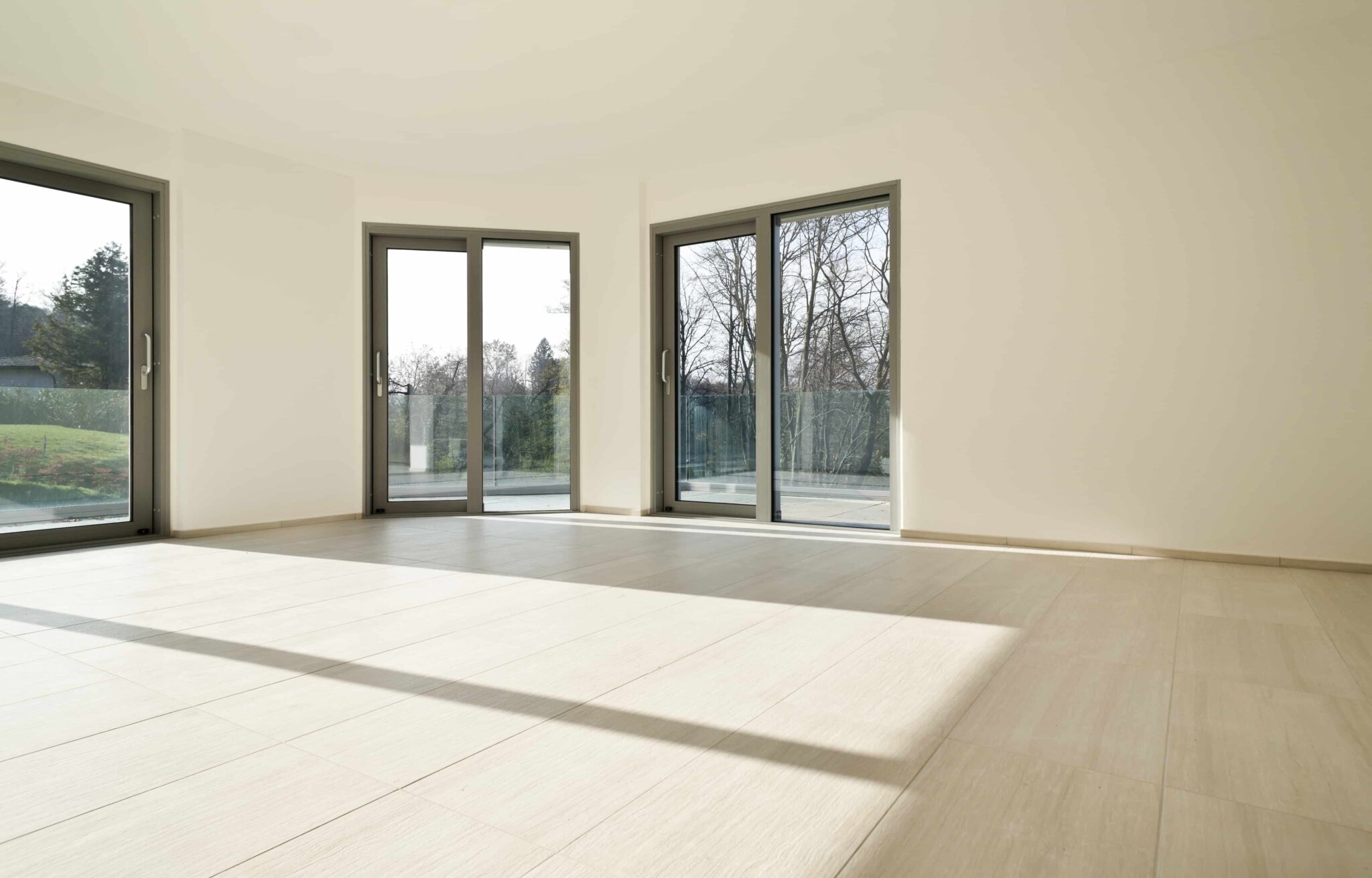 Skjutdörr aluminium skjutparti alu 3 glas lyft skjut glid dörr