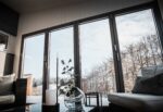 vikdörr aluminium 3 glas utåtöppnad