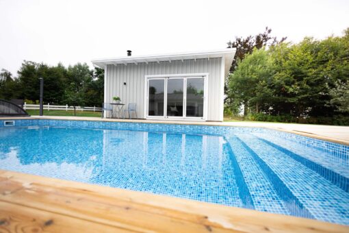 Vikdörr aluminium utåtgående utsida