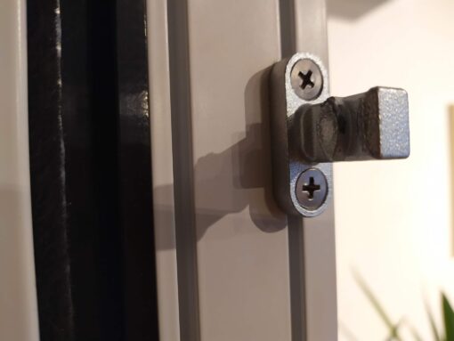 Skjutdörr aluminium låspunkt