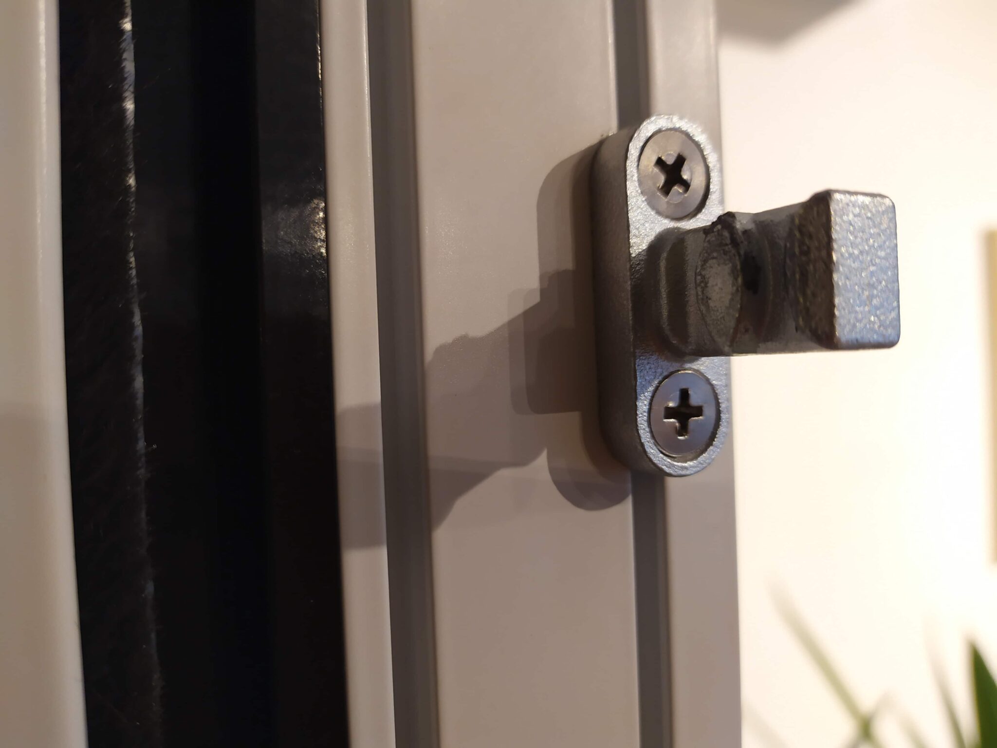 Skjutdörr aluminium låspunkt Skjutdörr aluminium låspunkt