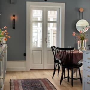 Fönsterdörr allmoge 3 glas Sekel