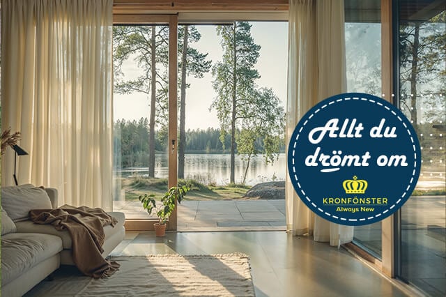 Isolerade uterum och fasadpartier, skjut- eller vikpartier