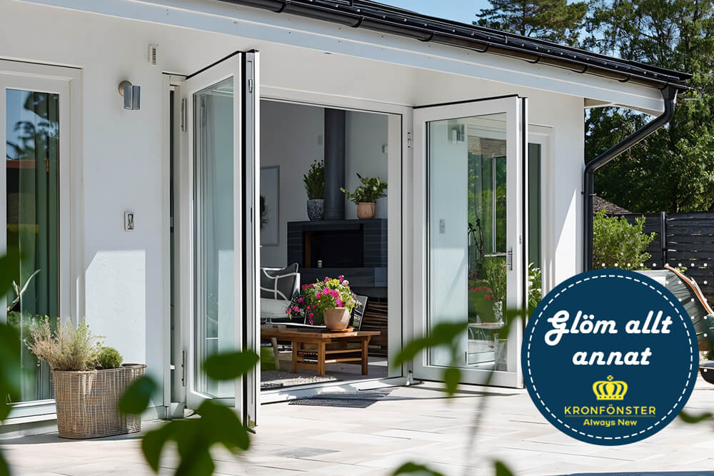 Aluminiumfönster Royal, Helaluminiumfönster i modern design