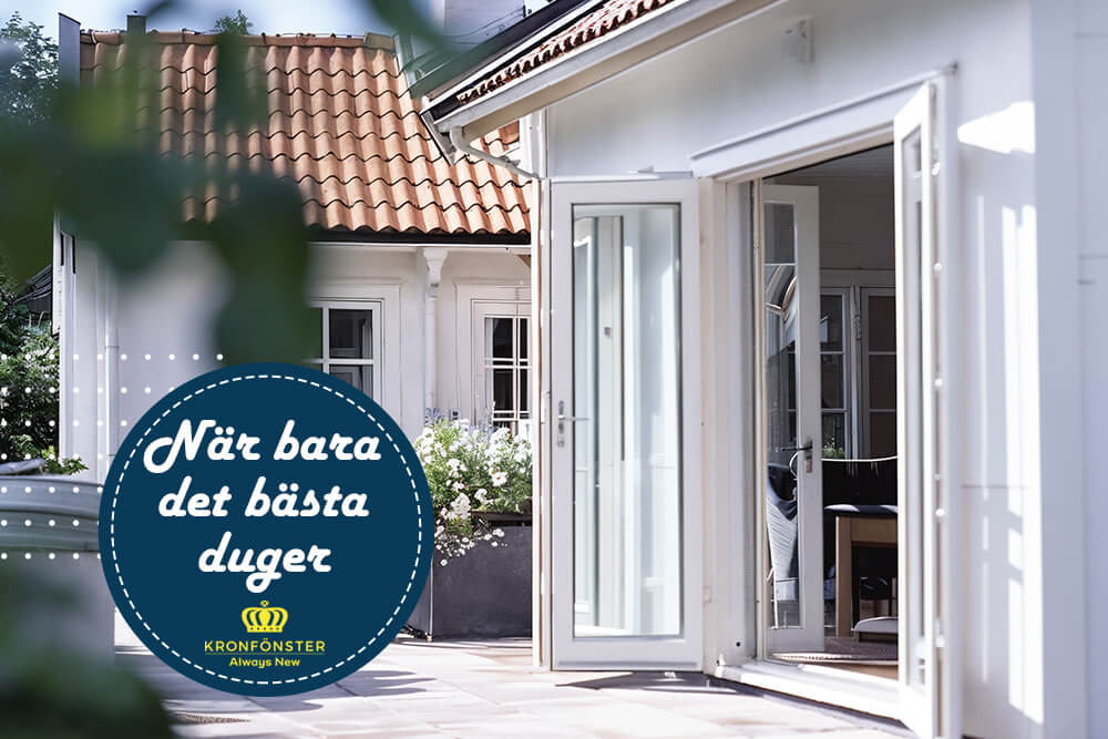 Gårdshus attefall fönsterdörr altandörr dubbeldörr 3 glas helglasat helglasade