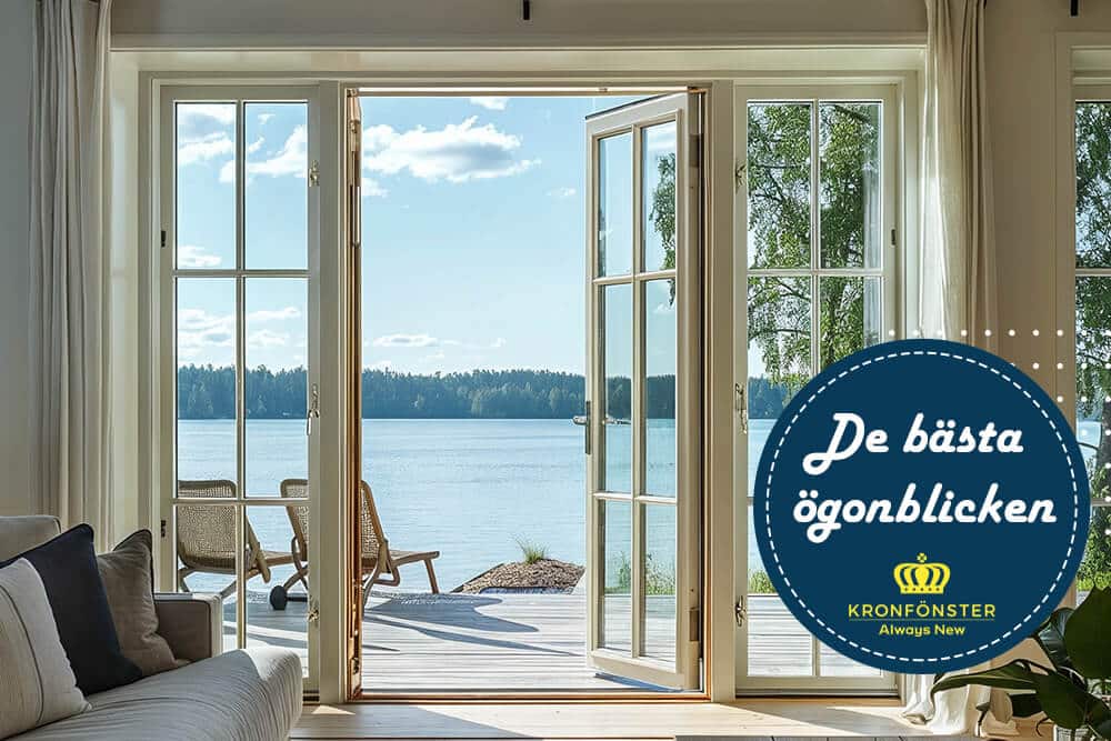 Fönsterdörr modern designdörr Kronfönster Air