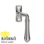 Fönsterhandtag Björkö silver matt till träfönster