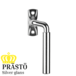 Fönsterhandtag Prästö silver glans till träfönster